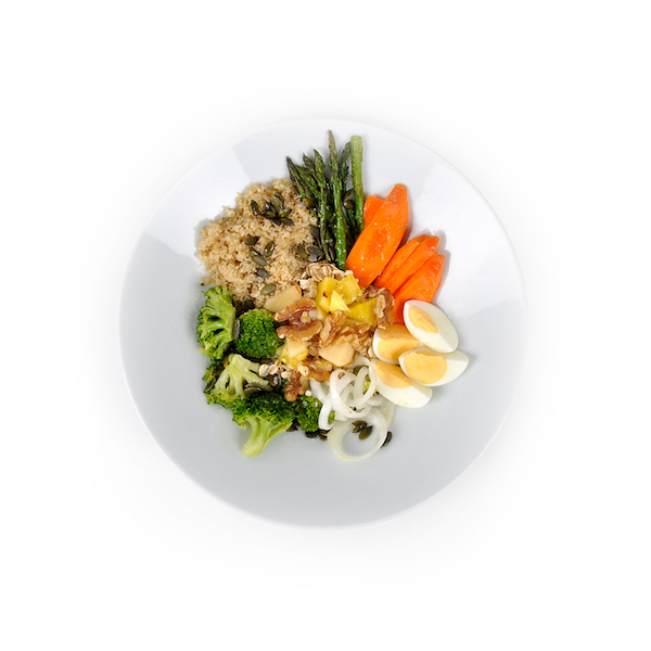 Verduras con quinoa